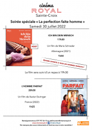 Soirée spéciale « La perfection faite homme »