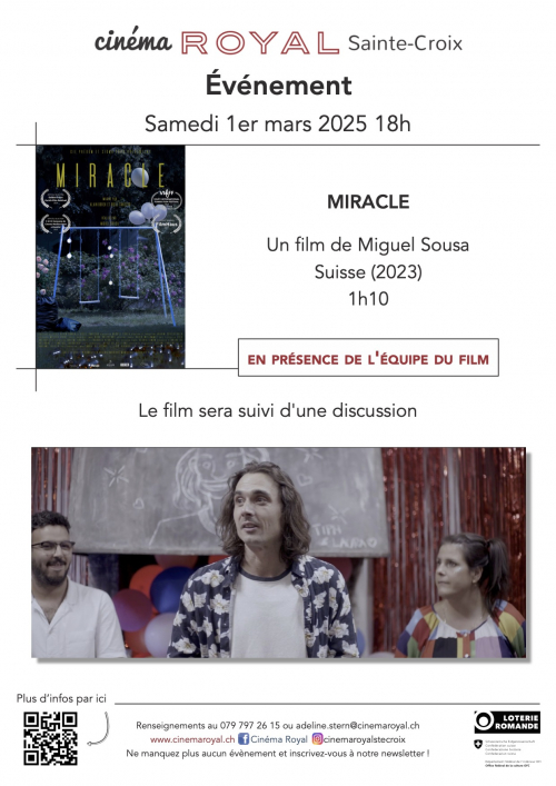 MIRACLE (avec l&#039;équipe du film)