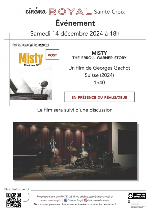 MISTY - THE ERROLL GARNER STORY (VOst) (en présence du réalisateur)