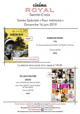 Soirée Spéciale « Pour mémoire »