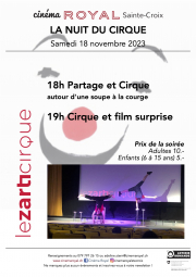 Le ZartiCirque et le Royal fêtent LA NUIT DU CIRQUE