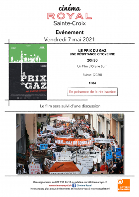 LE PRIX DU GAZ - UNE RÉSISTANCE CITOYENNE (en présence de la réalisatrice)