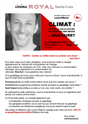 Climat : Pourquoi garder sa vieille voiture ? (Conférence)